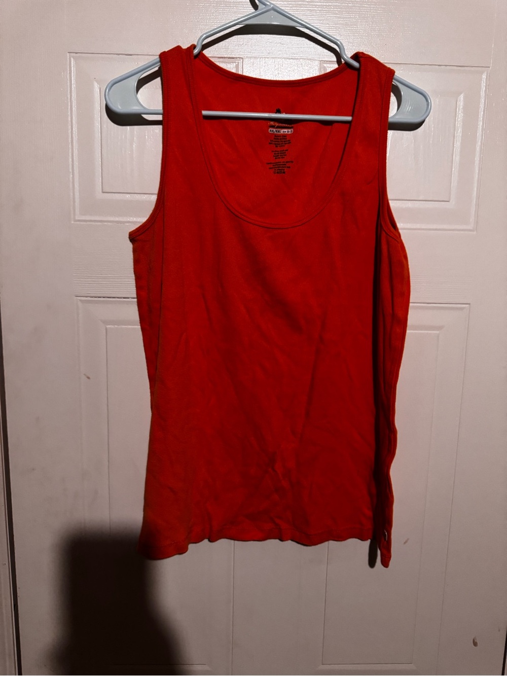 Margaritaville Bright Red Scoop Neck Tank Top